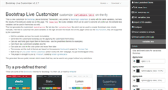 Desktop Screenshot of bootstrap-live-customizer.com