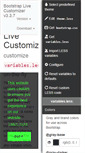 Mobile Screenshot of bootstrap-live-customizer.com