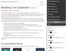 Tablet Screenshot of bootstrap-live-customizer.com